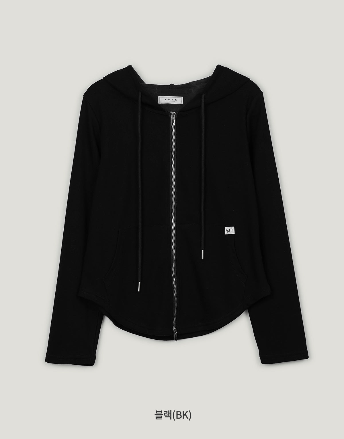 【TWEE】Baeky Round Hood Zip-Up-6