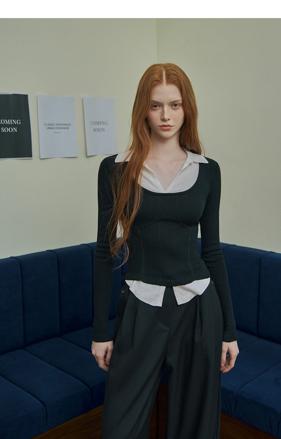 Bellot Two-Tone Layered Knit