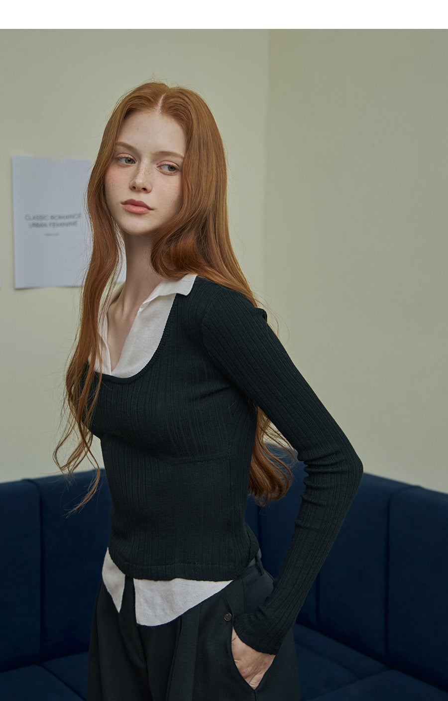Bellot Two-Tone Layered Knit
