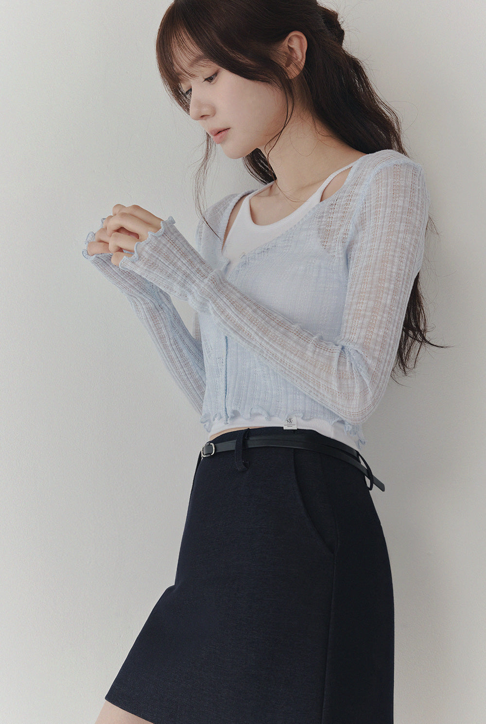 Mollin Summer Sheer Long-Sleeve Cardigan