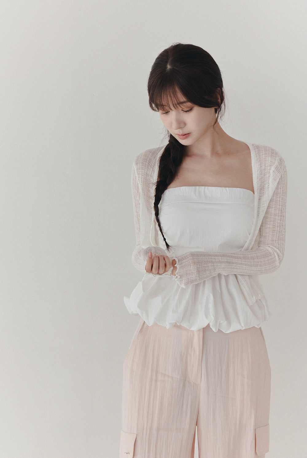 Mollin Summer Sheer Long-Sleeve Cardigan