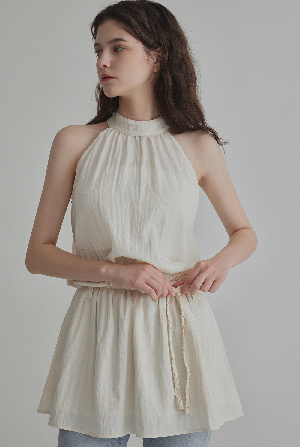 Belbern Halter Flare Dress (with Strap Set)