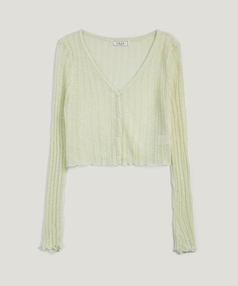 Mollin Summer Sheer Long-Sleeve Cardigan