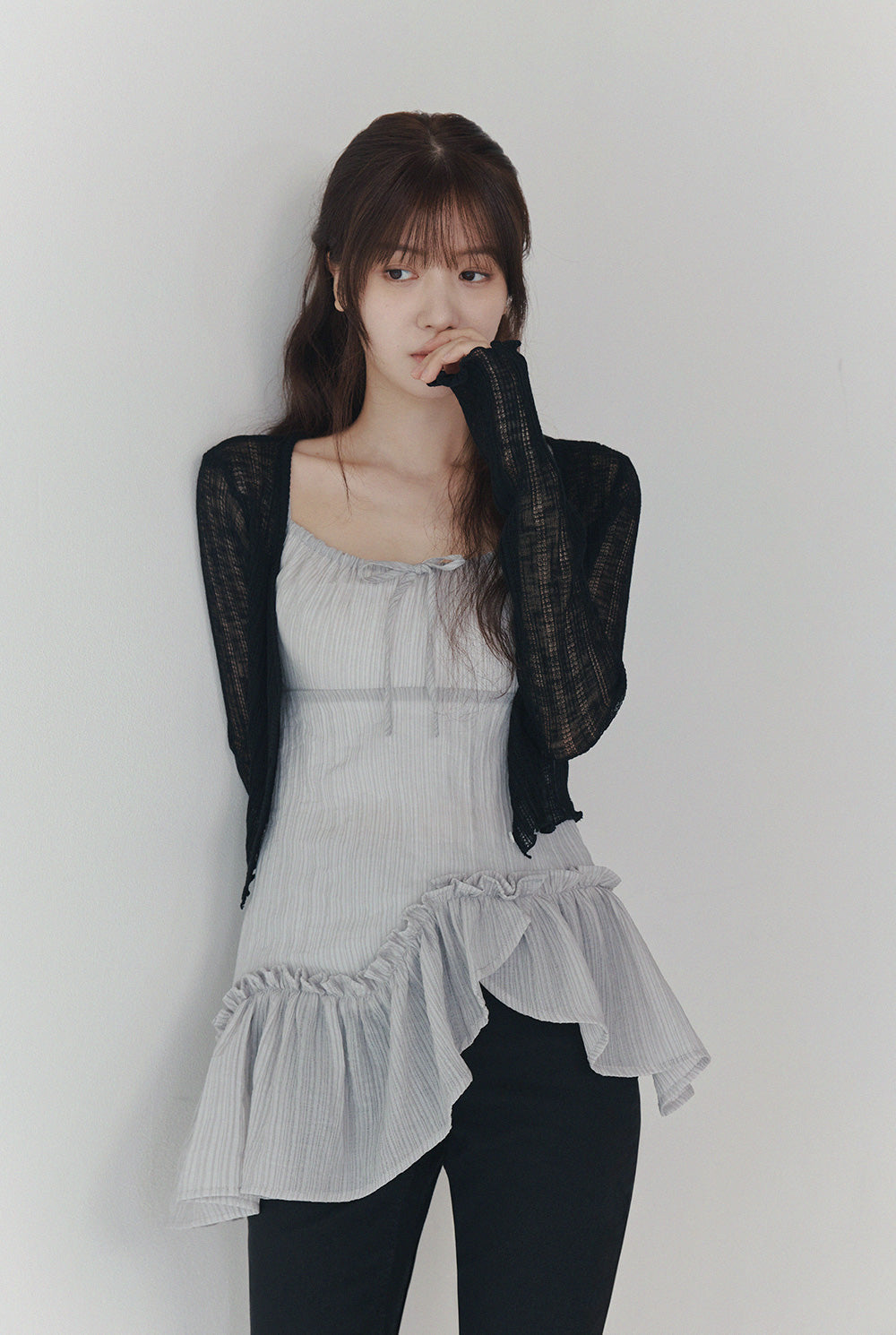 Mollin Summer Sheer Long-Sleeve Cardigan