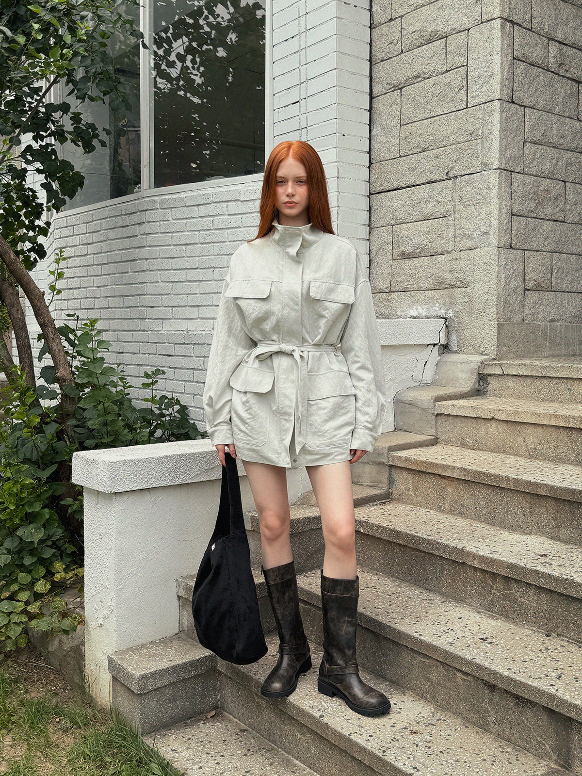 Kael Pocket Half Jumper (Strap Set)