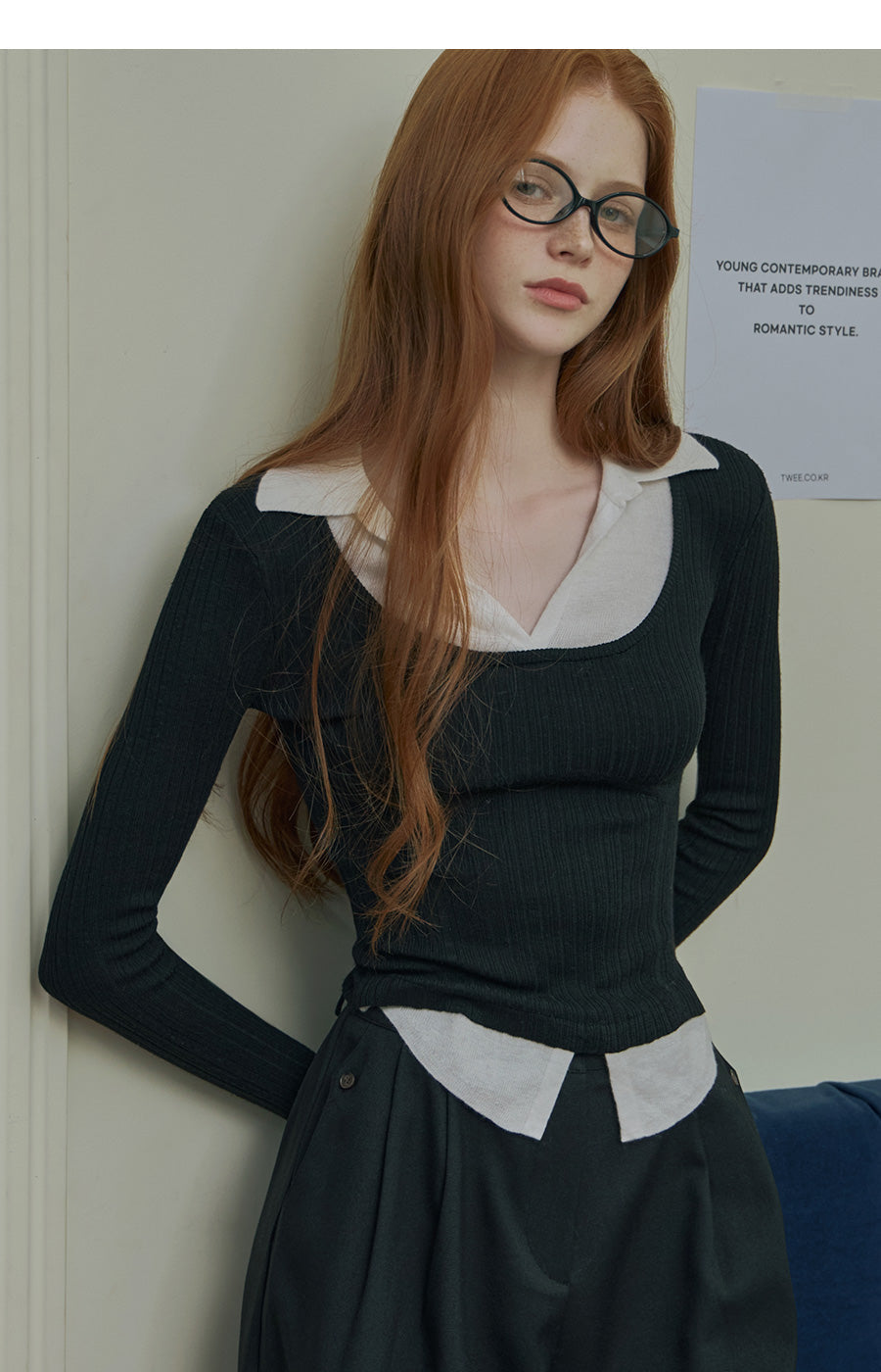 Bellot Two-Tone Layered Knit